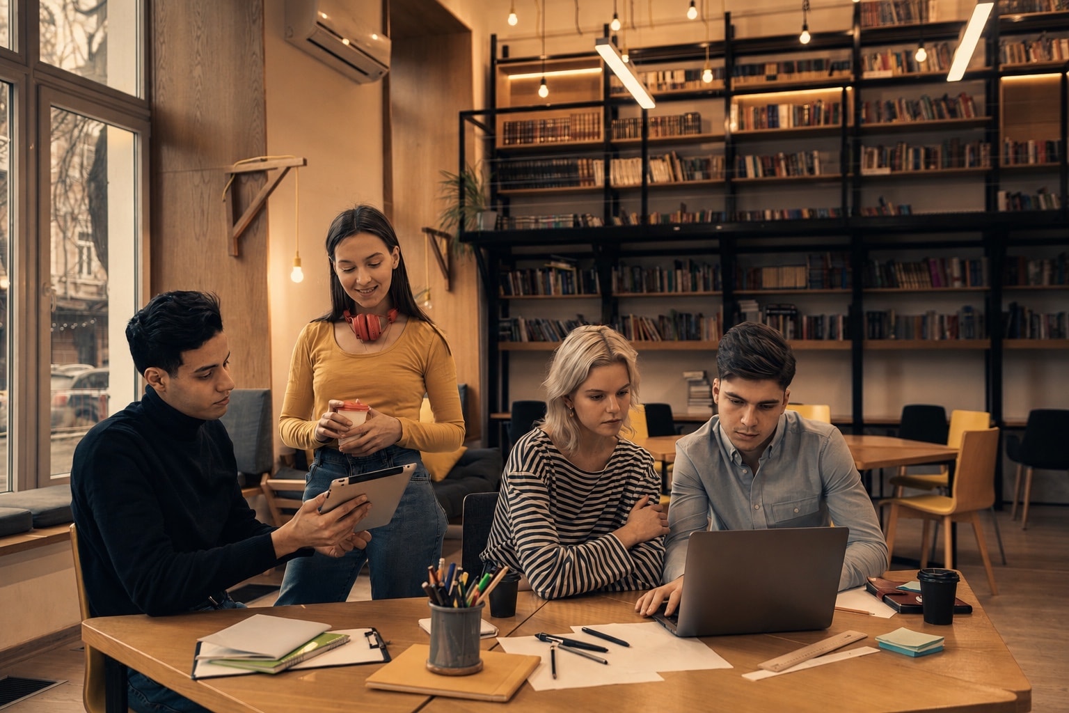 SimFi University great hall — the rep